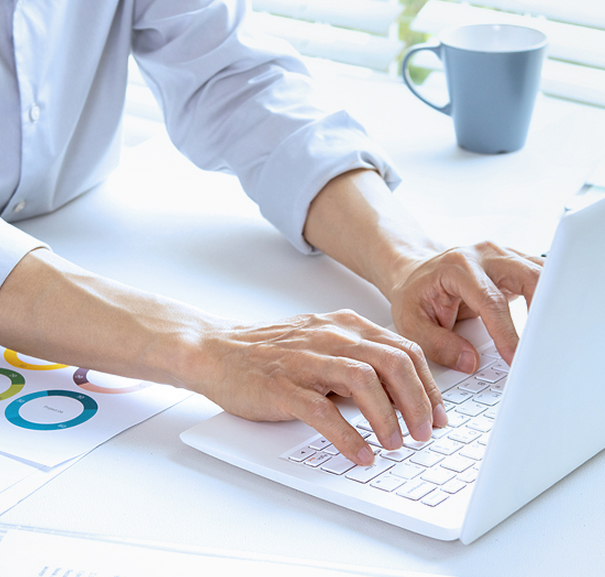 사무 작업 장면